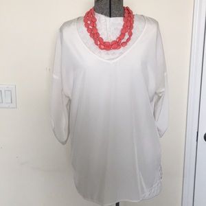 Old Navy White Women’s Tunic, Size L